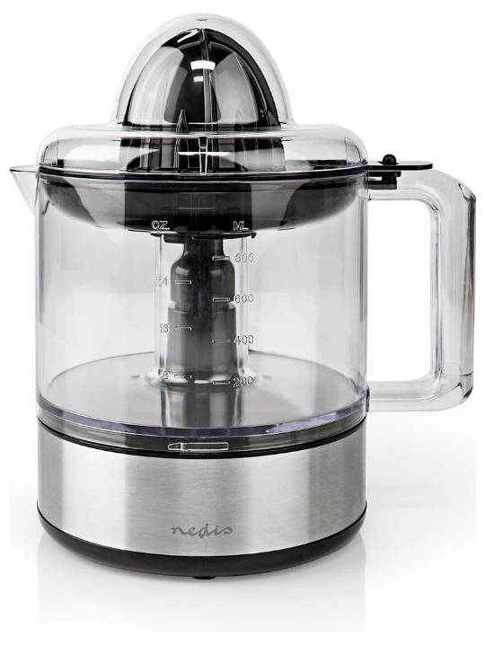 Nedis Zitruspresse KAJC110CBK 30 W Schwarz, Silber