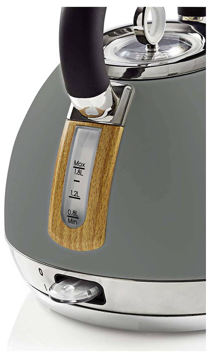 Nedis KAWK520EGY Wasserkocher Grau Fassungsvermögen: 1.8 l