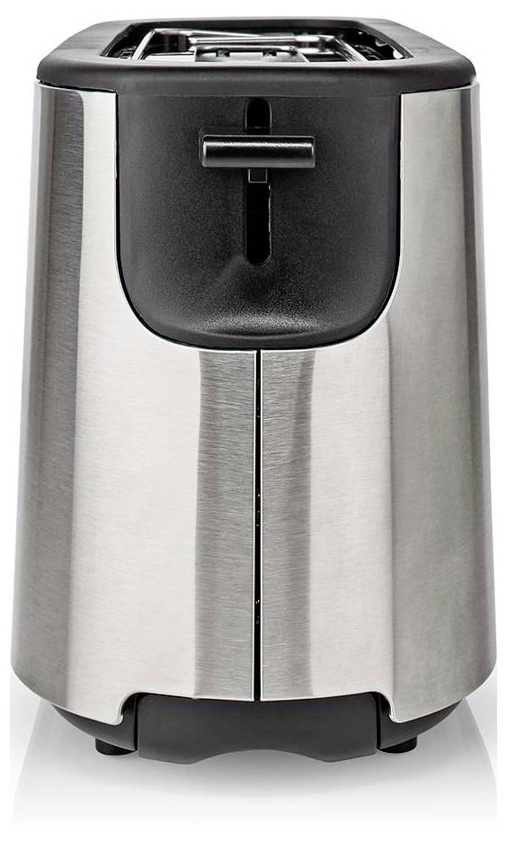 Nedis KABT310EAL Toaster Aluminium, Schwarz