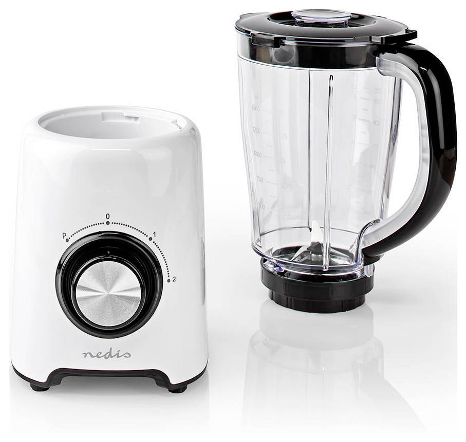 Nedis KABL300CWT Standmixer 800 W Schwarz, Weiß