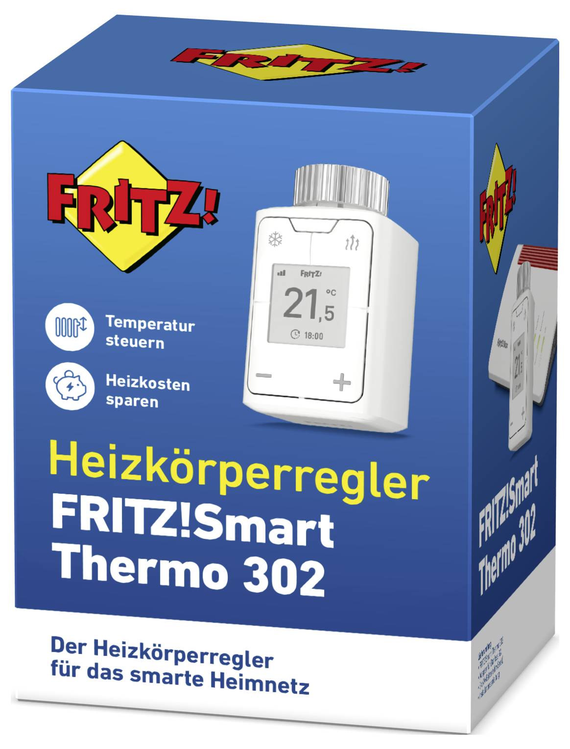 FRITZ! 20003120 Smart Thermo 302 Funk-Heizkörperthermostat elektronisch
