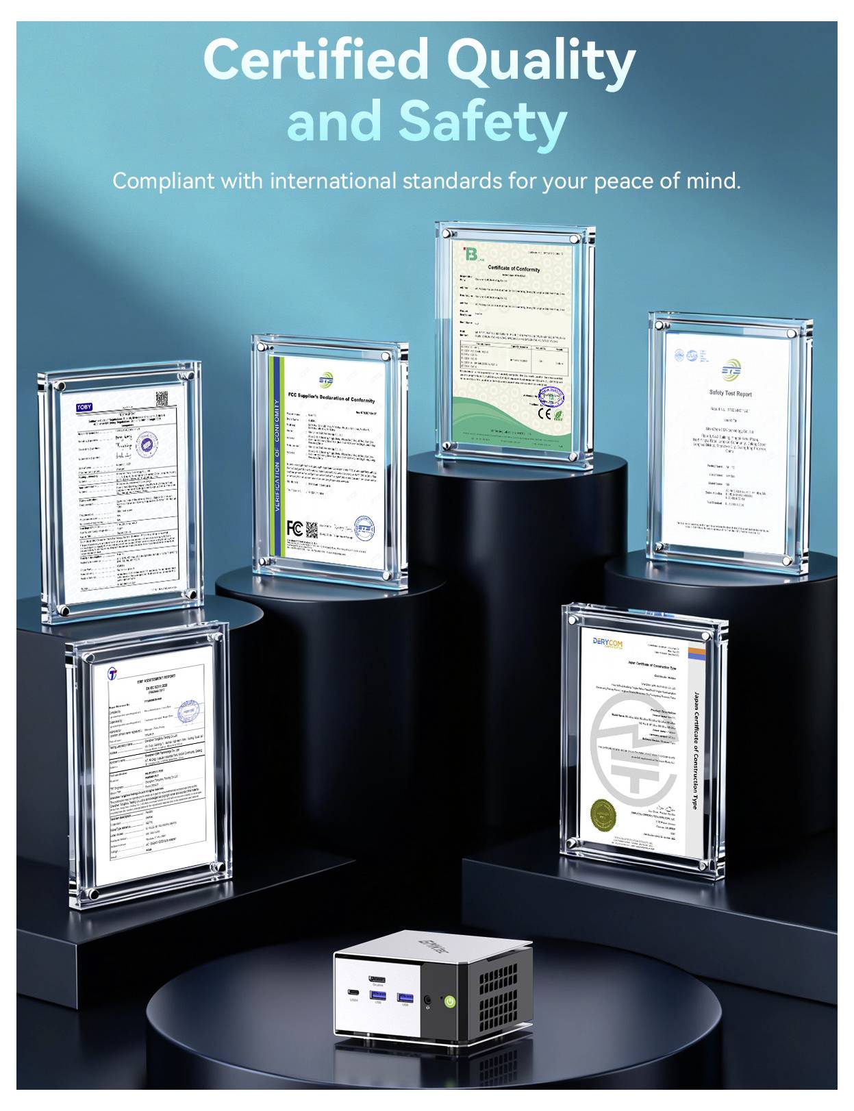 „Zertifizierte Qualität und Sicherheit