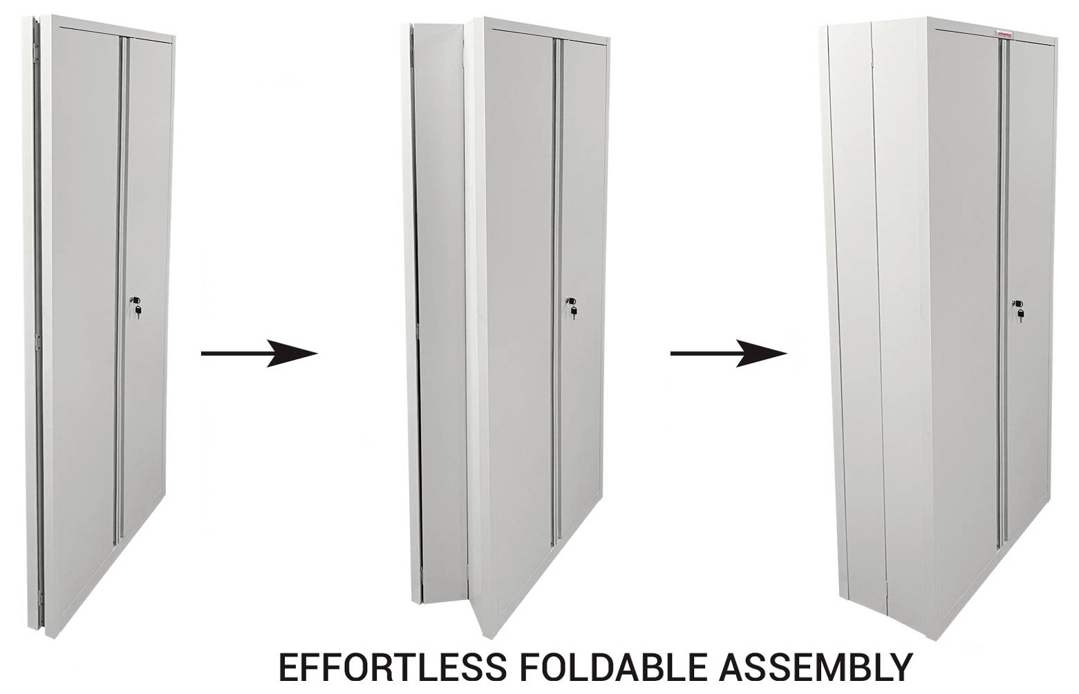 Phoenix SCF1891GGK Series SCF Schlüsselschrank Stahl mit Schlüsselschloss, abschließbar, mit Doppeltür