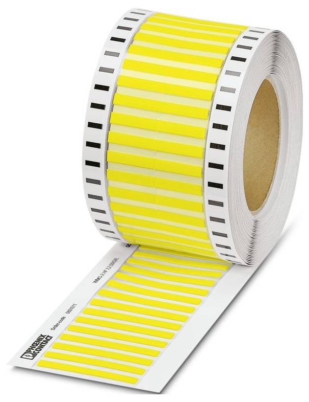 Phoenix Contact 0801012 WMS-2 HF 3,2 (30X5)RL YE Schrumpfschlauchmarkierer Beschriftungsfläche: 30 x 5mm Gelb Anzahl Markierer