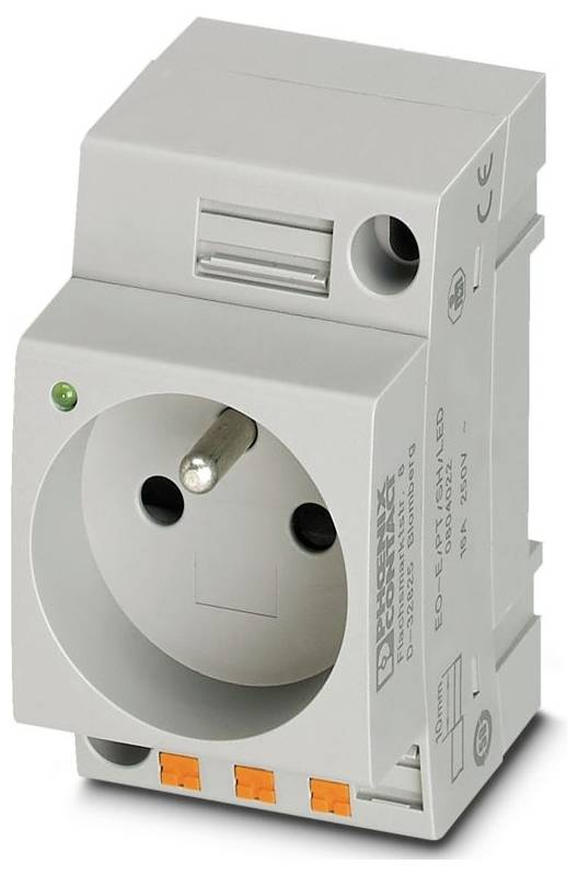 Phoenix Contact Steckdose EO-E/PT/SH/LED Grau (L x B x H) 59.2 x 45 x 75mm
