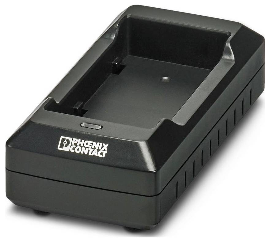 Ein Blatt mit Haftklebeetiketten von Phoenix Contact, in einem Raster angeordnet, das zum Kennzeichnen oder Befestigungszwecken verwendet wird.