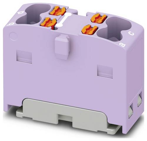 Phoenix Contact Einsteck Verteilerblock 4-polig, 14 AWG, 17.5A / 450 V, 2.5mm², Polyamid, IP20, Packung a 30 Stück