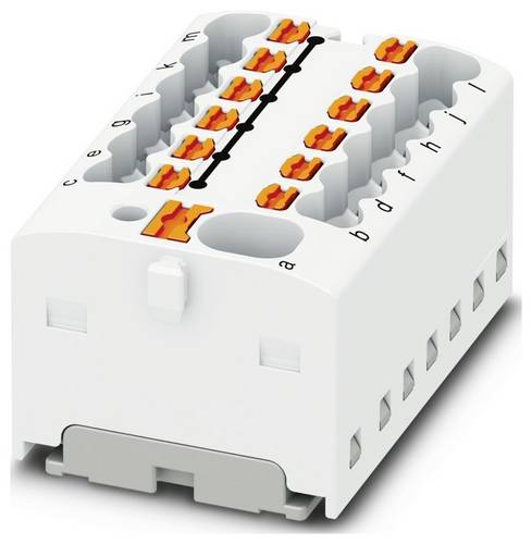 PHOE 1046972 - Verteilerblock PTFIX, 4/12x1,5, weiß