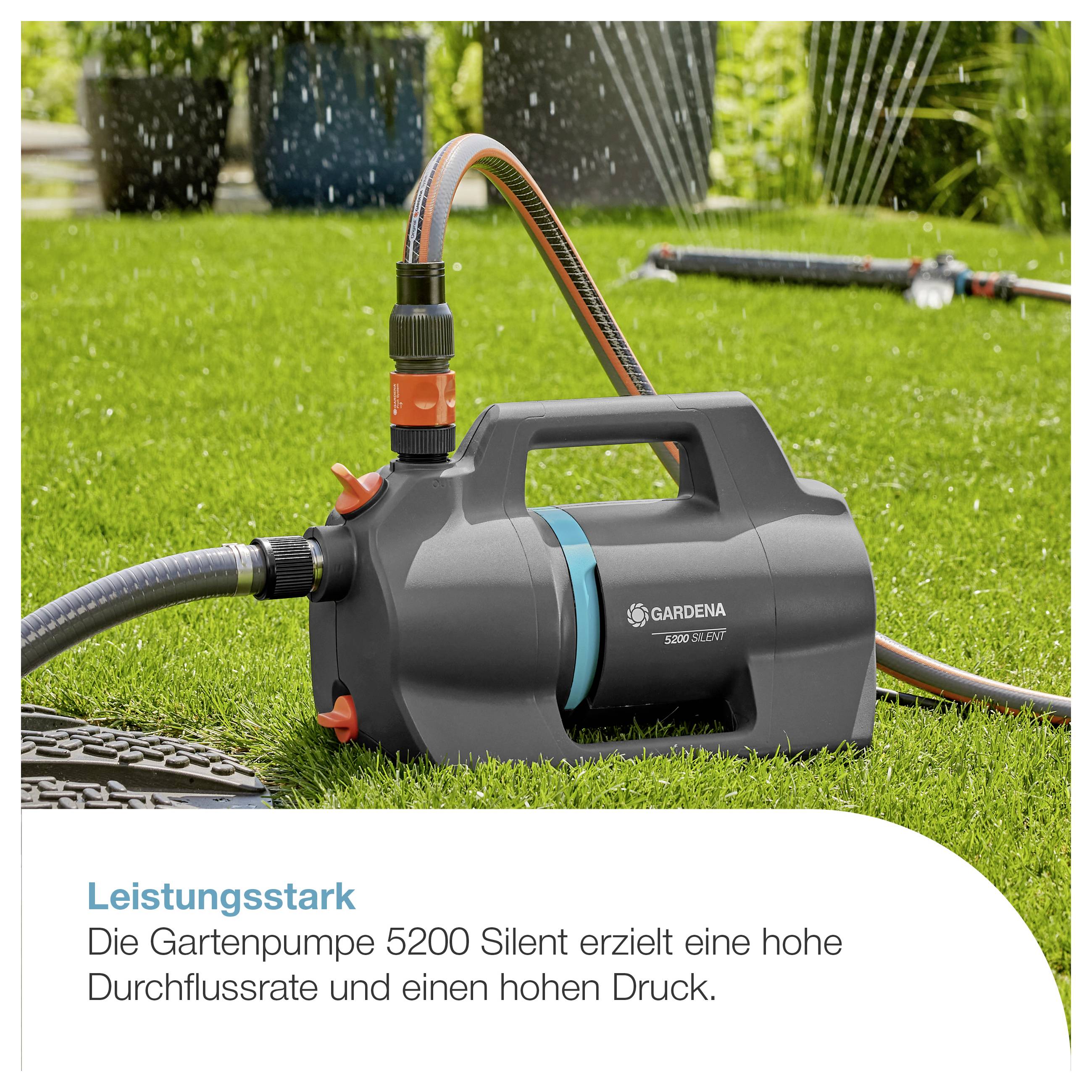 GARDENA Gartenpumpe 5200 Silent Gartenpumpe 5.300 l/h