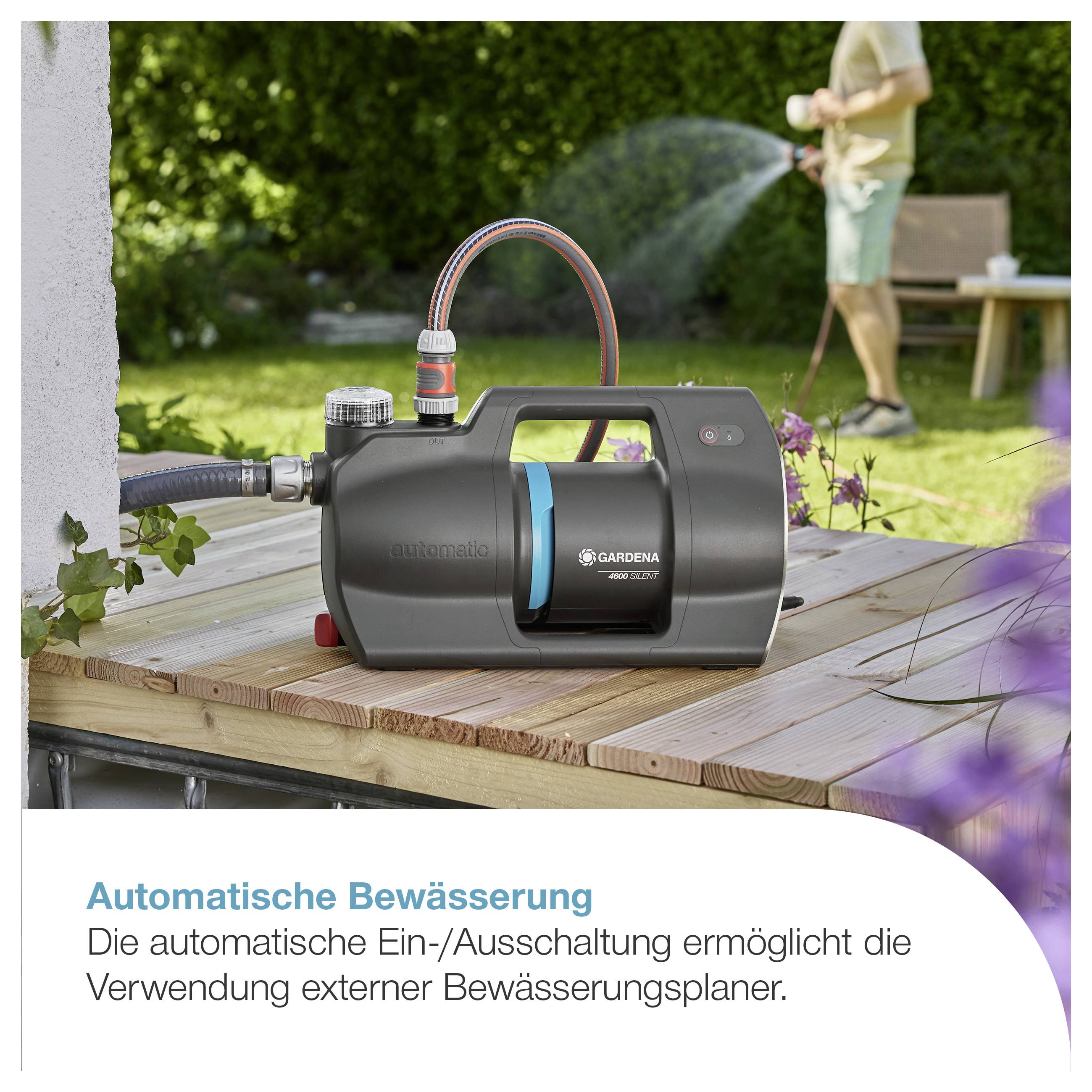 GARDENA Haus- & Gartenautomat 4600 Silent Hauswasserautomat 4600 l/h
