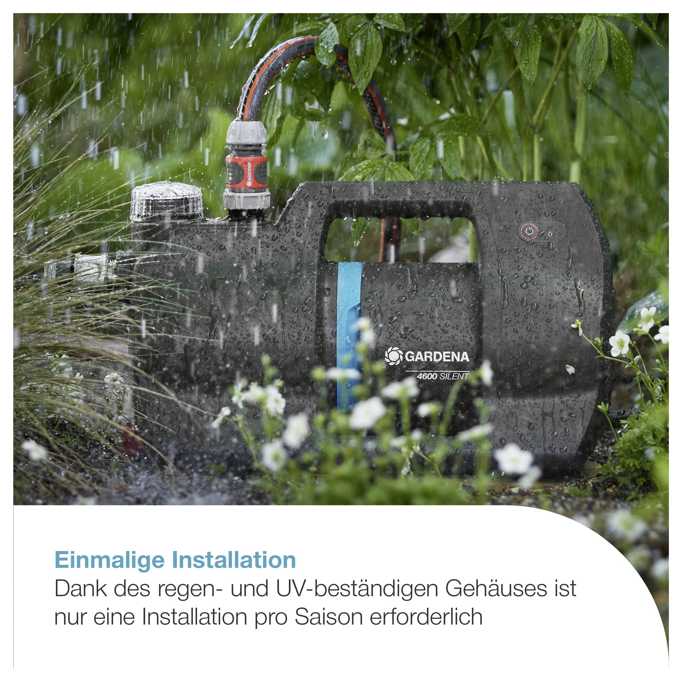 GARDENA Haus- & Gartenautomat 4600 Silent Hauswasserautomat 4600 l/h
