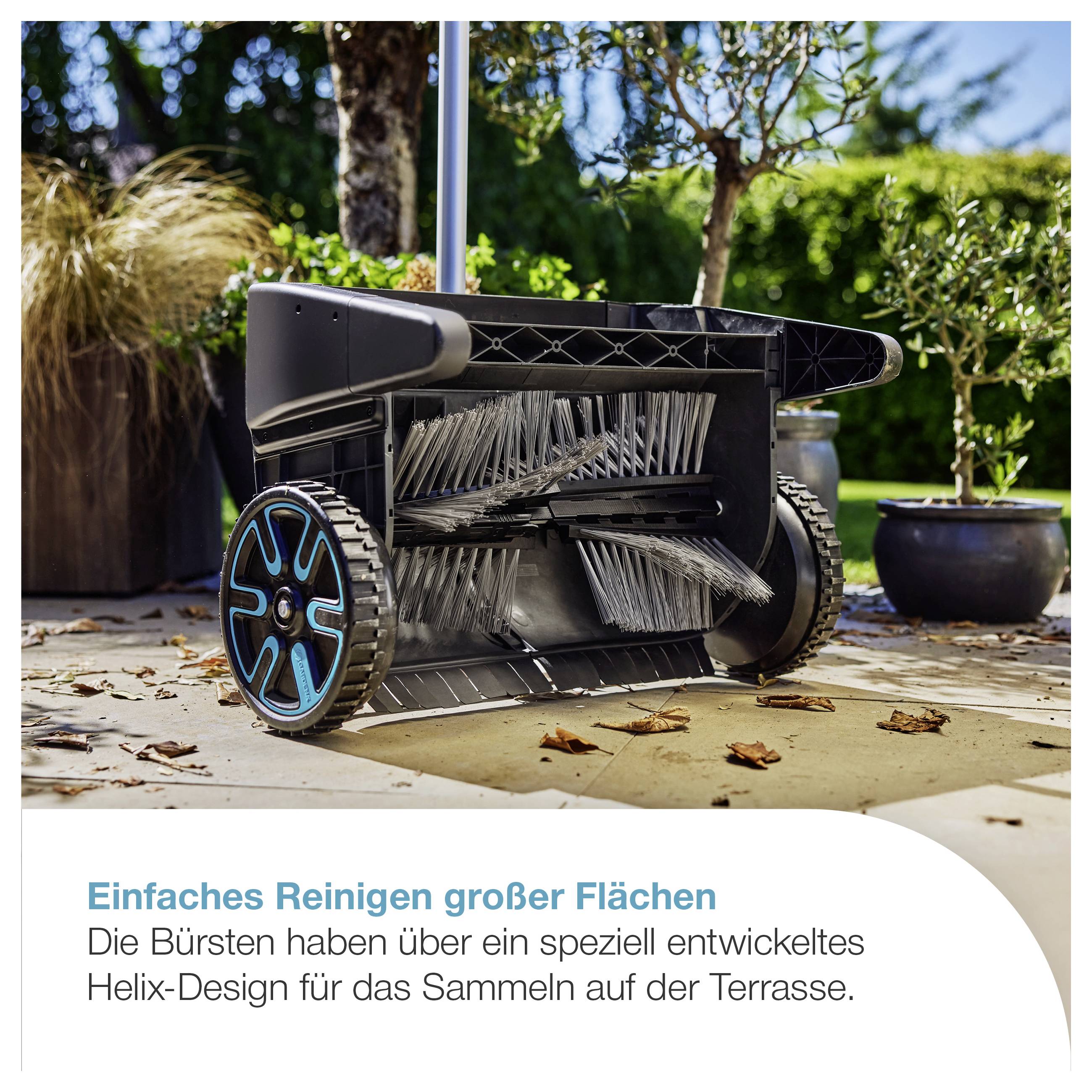 GARDENA 03568-20 Laubsammler Arbeitsbreite 49cm