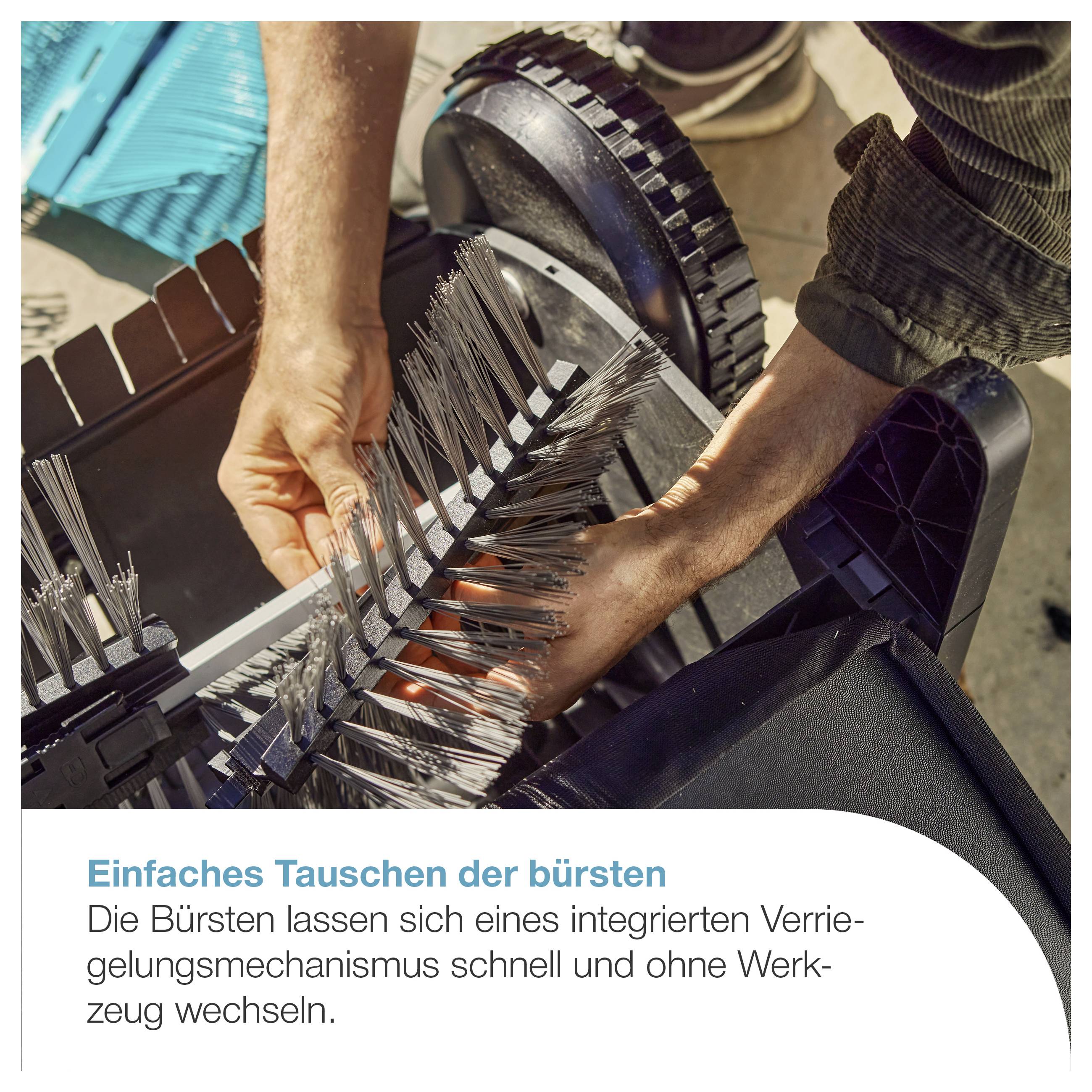 GARDENA 03568-20 Laubsammler Arbeitsbreite 49cm