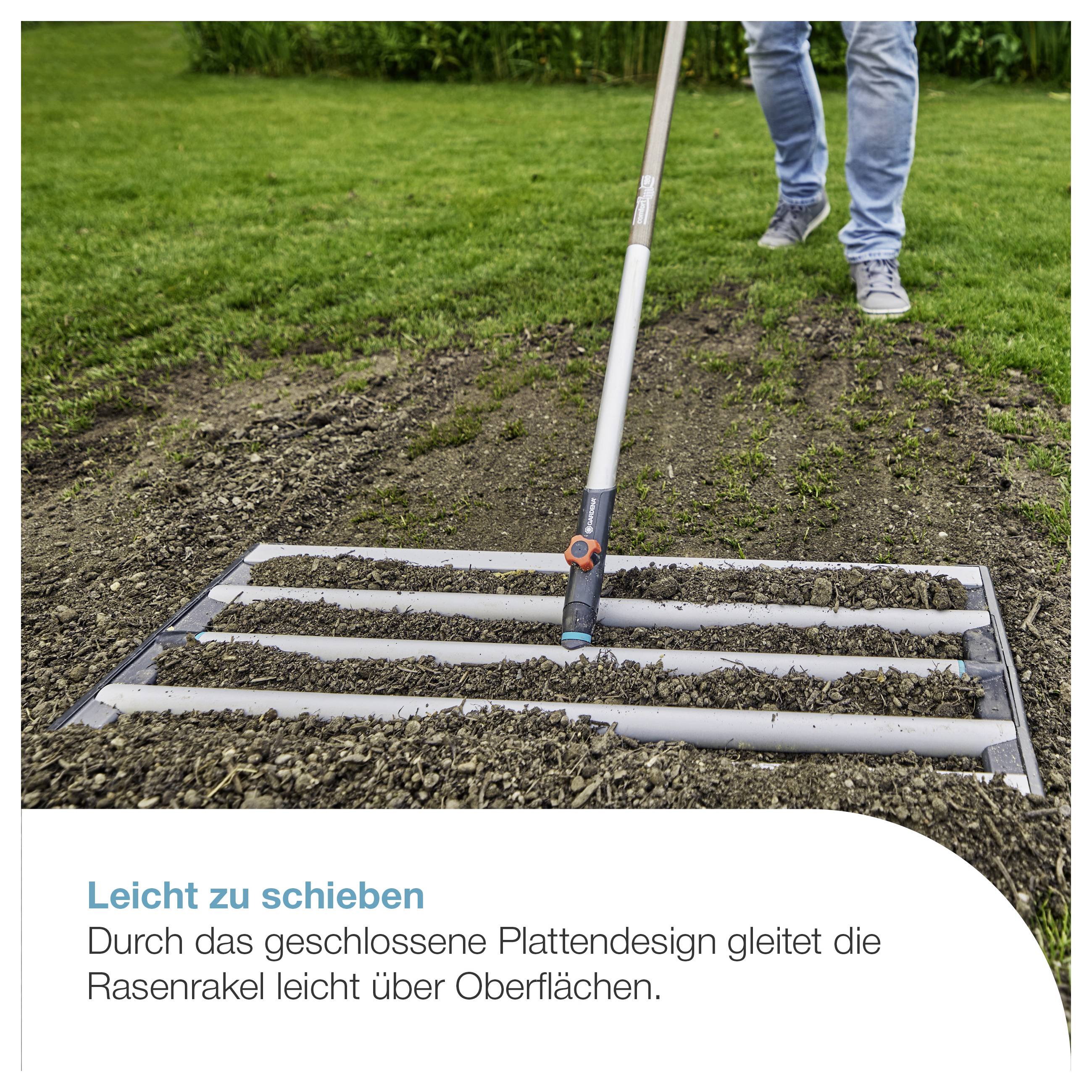 GARDENA 03569-20 Rasenrakel Arbeitsbreite 76cm