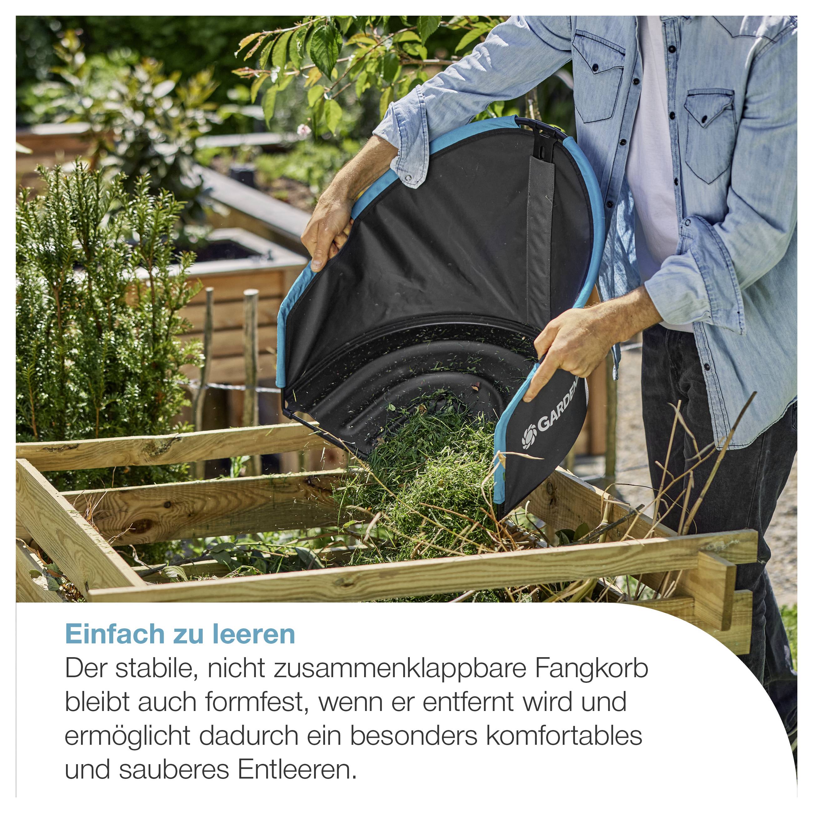 GARDENA 11770-20 Grasfangkorb für Spindelmäher Fangsack