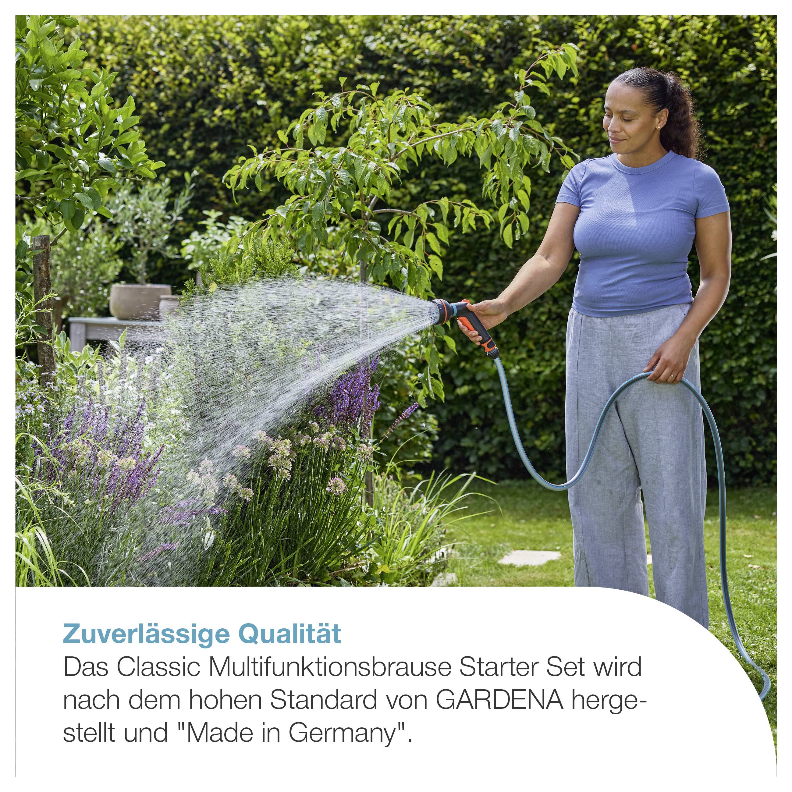GARDENA 18372-20 Classic Multifunktionsbrause Starter Set Gartenbrause