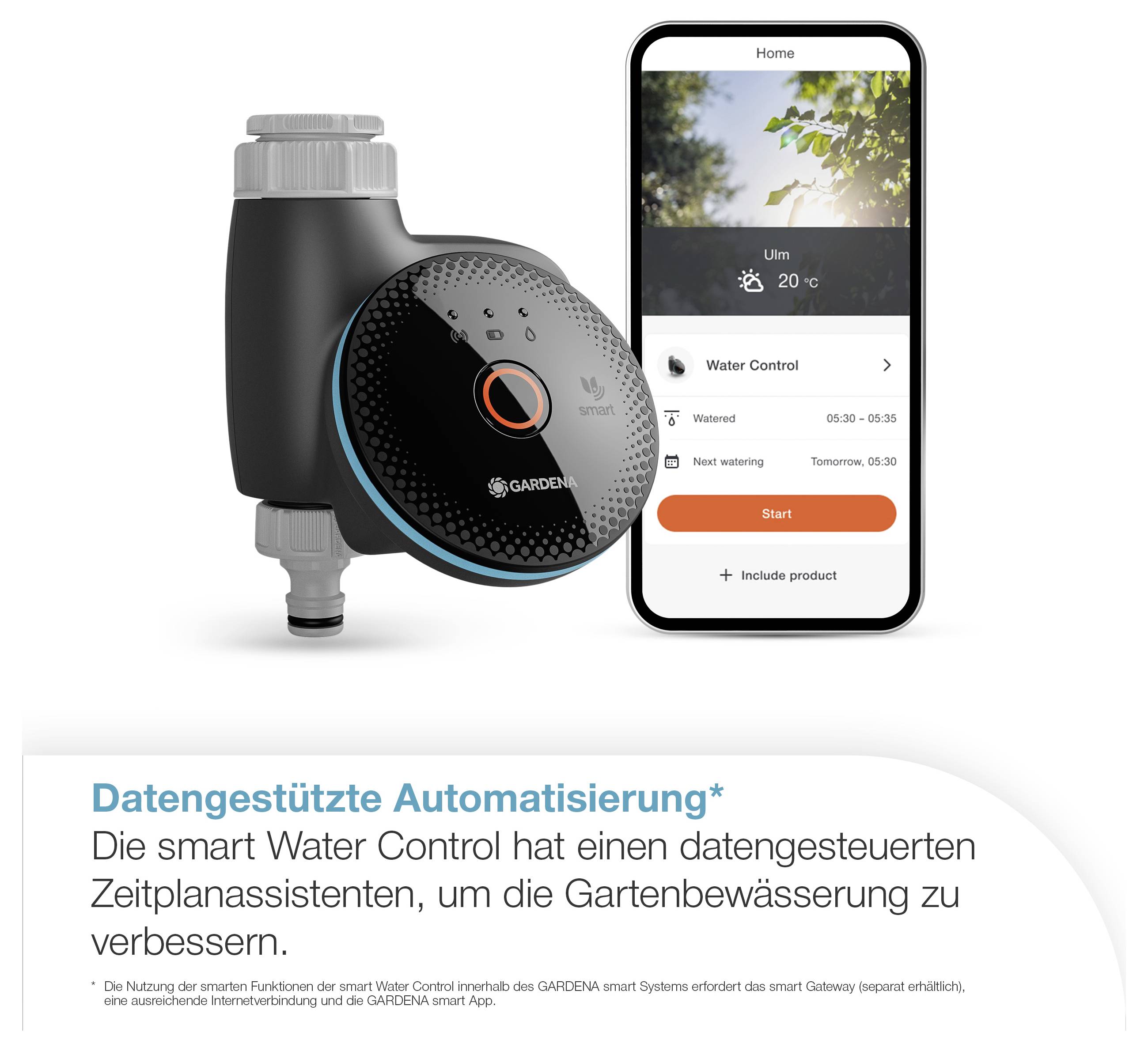 GARDENA 19033-20 smart Water Control Bewässerungssteuerung