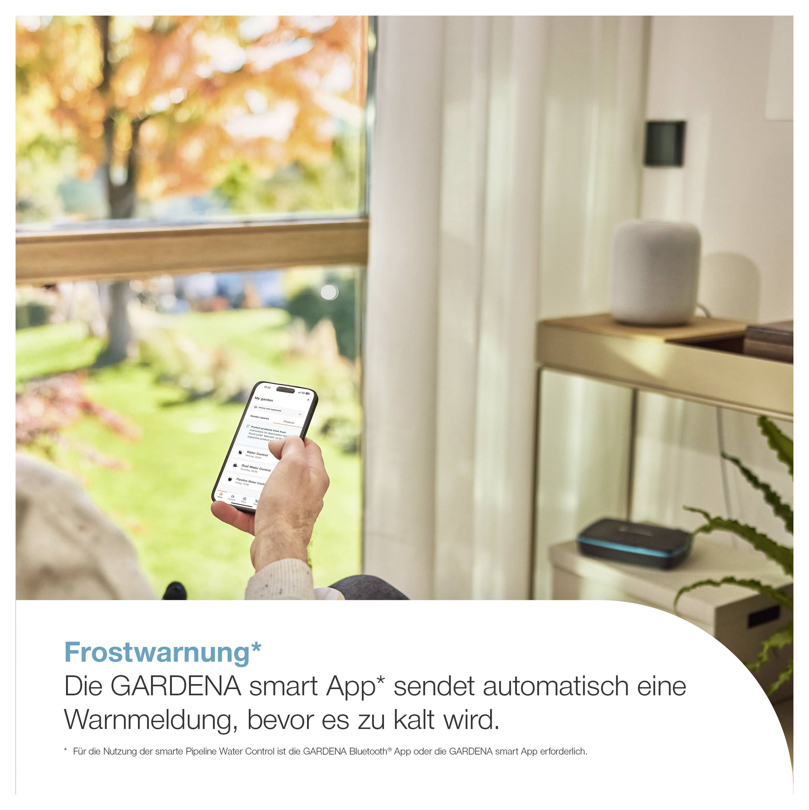 GARDENA 19050-20smart Pipeline Water Control Bewässerungssteuerung