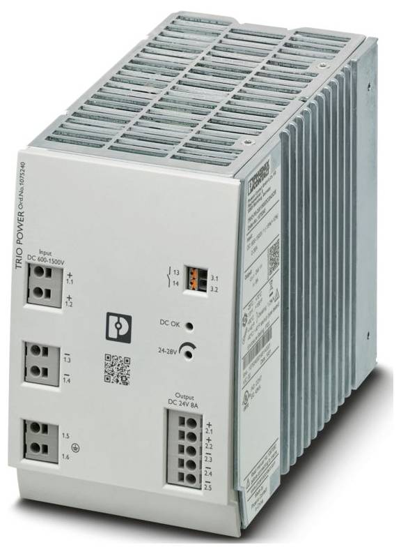 Phoenix Contact 1075240 DC/DC-Wandler 24 V/DC 8A Inhalt 1St.