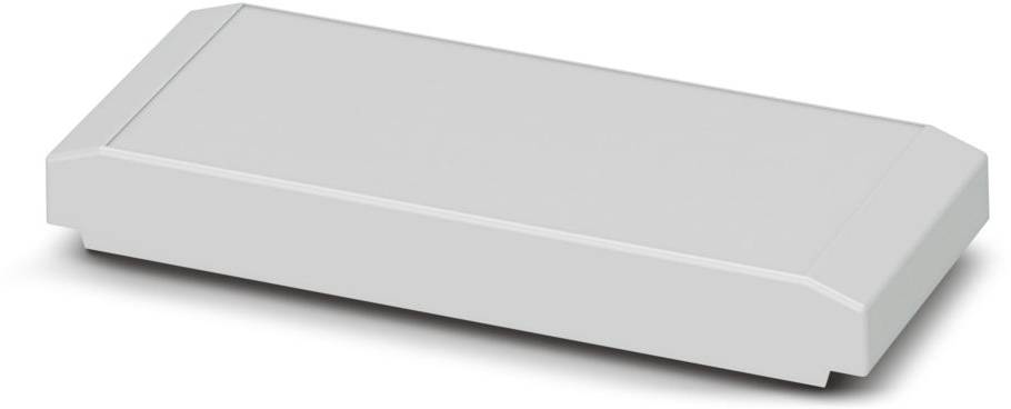 Ein rechteckiges, graues elektronisches Gehäuse mit glatten Oberflächen und kantigen Kanten, das zum Schutz und zur Unterbringung von elektronischen Komponenten verwendet wird.
