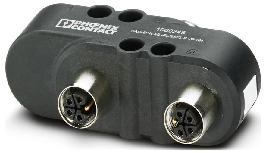 Phoenix Contact 1080248 H-Verteiler M12 Polzahl Sensoren: 5 1St.