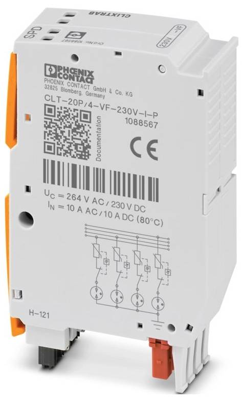 Phoenix Contact 1088567 CLT-20P/4-VF-230V-I-P Überspannungsschutz-Stecker 1St.