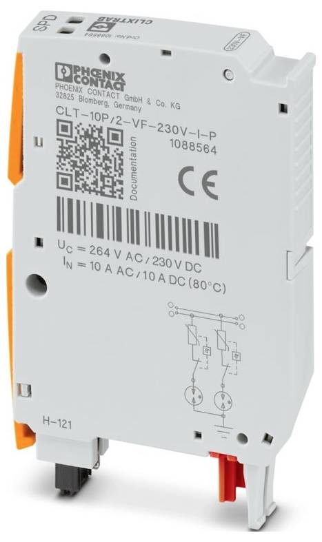 Phoenix Contact 1088564 CLT-10P/2-VF-230V-I-P Überspannungsschutz-Stecker 1St.