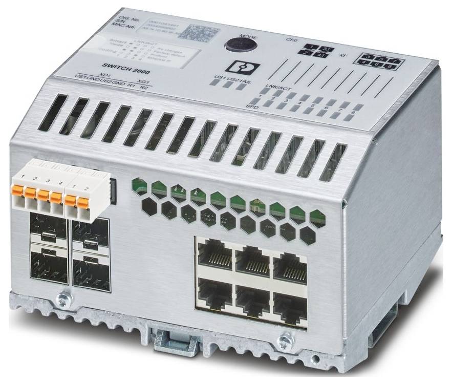 Phoenix Contact 1088853 FL SWITCH 2404-2TC-2SFX Industrial Ethernet Switch