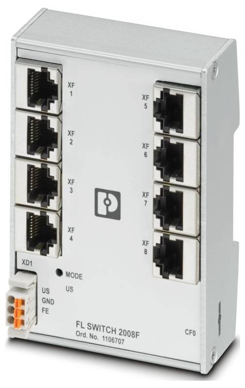 Phoenix Contact 1106707 FL SWITCH 2008F Industrial Ethernet Switch