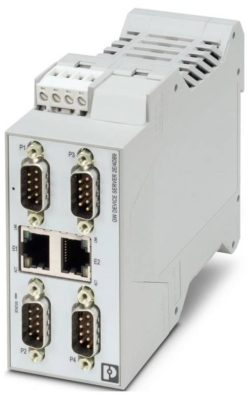 Phoenix Contact 1105710GW PN/MODBUS 2E/4DB9 Schnittstellen-Wandler RJ-45, Sub-D9 1St.