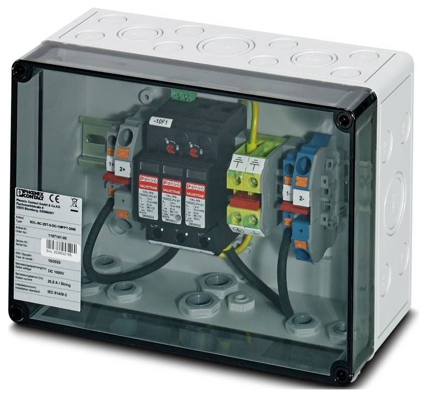 Phoenix Contact 1197141 SOL-SC-2ST-0-DC-1MPPT-2005 Generatoranschlusskasten
