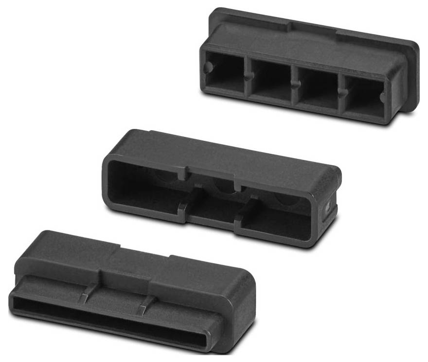 Phoenix Contact HBUS8-B SET BK 1252176 Schutzkappe 8.2 x 31.6 x 6.7 Schwarz (RAL 9005) 10St.