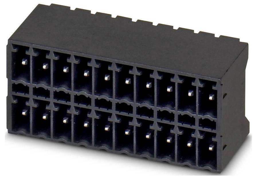 Ein grünes Klemmenblöck mit fünf kreisförmigen Anschlüssen für elektrische Verkabelung, das zeigt, wie mehrere Drähte sicher verbunden werden können.