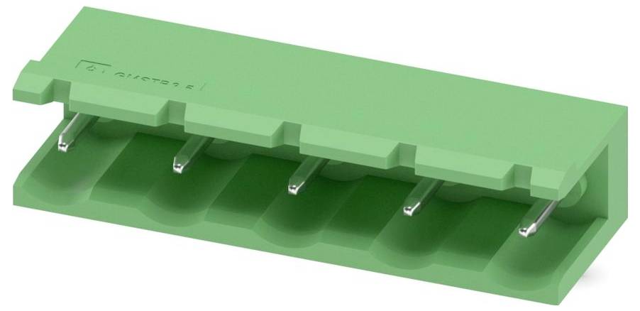 Grüner Klemmblock mit acht Anschlussanschlüssen, ausgestattet mit Schraubklemmen zum Befestigen von elektrischen Drähten, verwendet in elektrischen Schaltkreisen.
