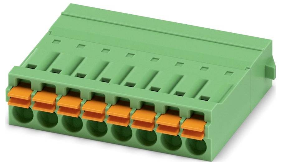 Ein weißer Rauchmelder von der Seite betrachtet, der seine kreisförmige Form und Lüftungsöffnungen zeigt.