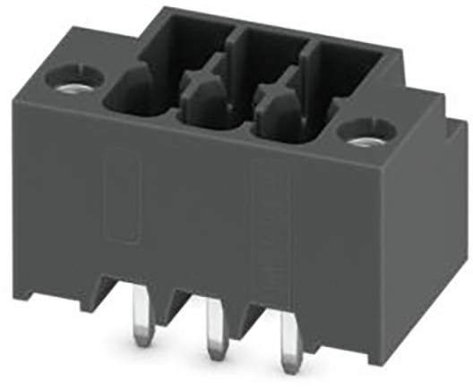 Ein schwarzer dreipoliger Steckverbinder mit Schraubklemmen, der für elektrische Verbindungen in elektronischen und Hardware-Projekten verwendet wird.