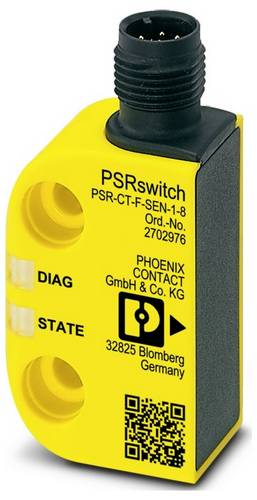 Phoenix Contact 2702975 Sicherheitsschalter Gelb PSR-CT-M-SEN-1-8 1 St.