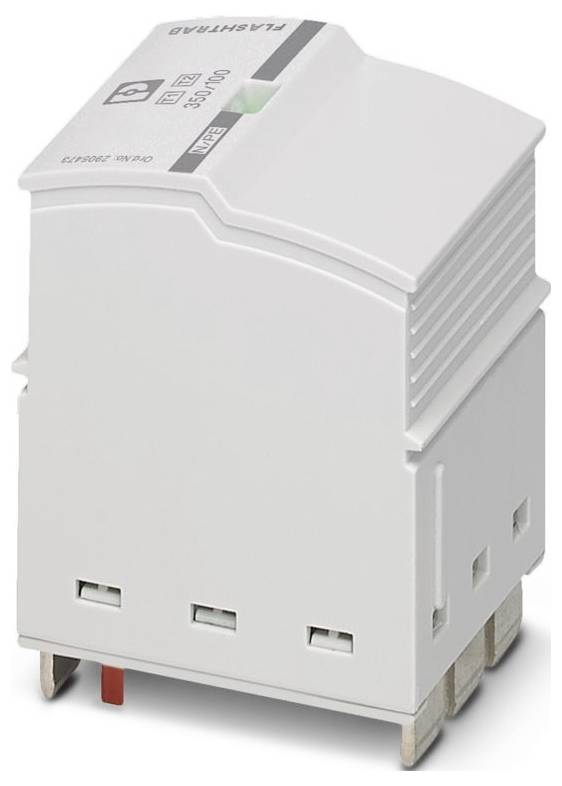 Ein weißes Elektrogerät mit Belüftungsschlitzen, mit dem Etikett 