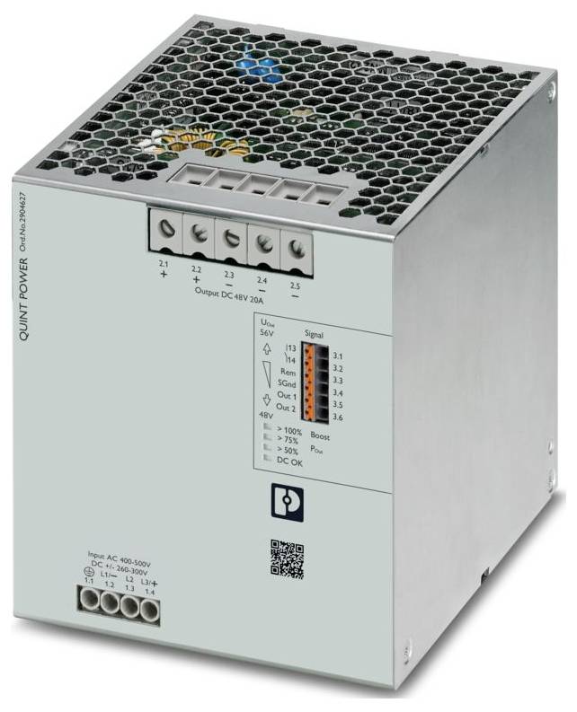 Phoenix Contact 2904627 Stromversorgung 48 V/DC 20A 1217 VA Inhalt 1St.