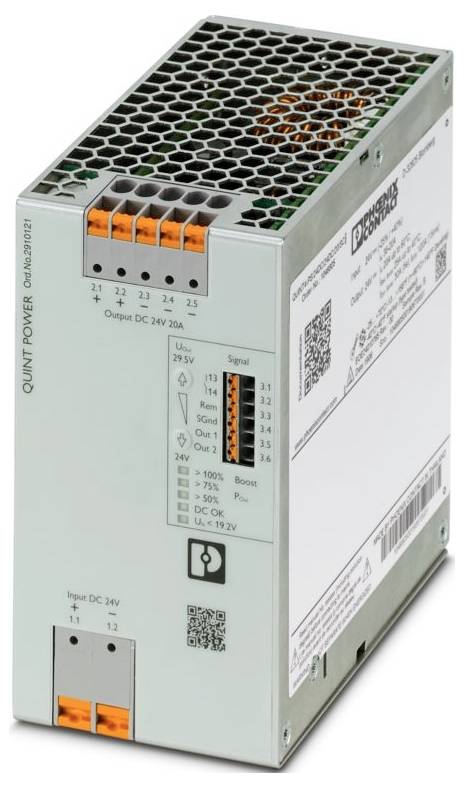 Industrielle Stromversorgungseinheit mit der Bezeichnung „QUINT POWER