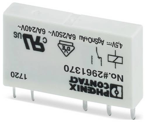 Phoenix Contact REL-MR- 4,5DC/21AU Miniaturrelais Nennspannung: 4.5 V/DC 1 Wechsler 10 St.