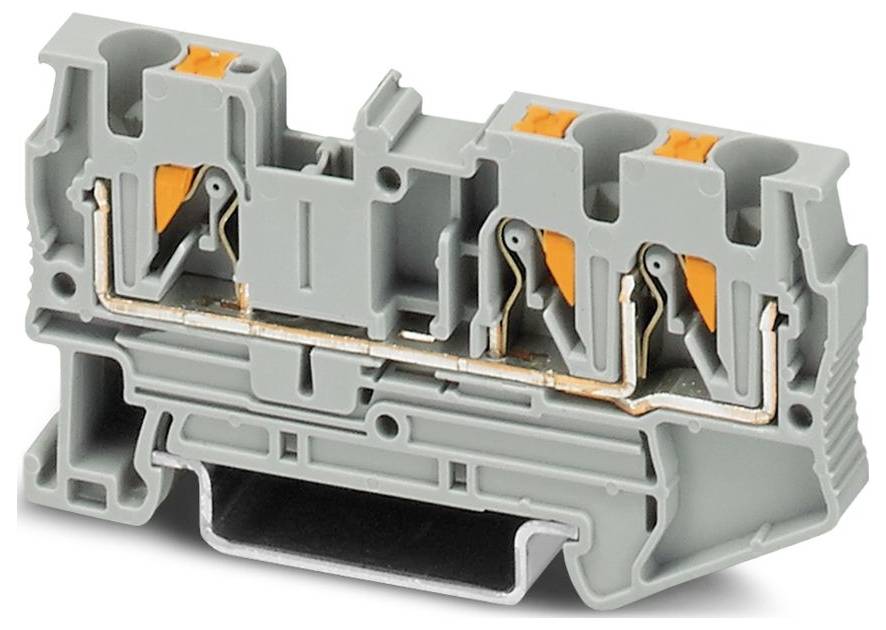 Ein gelbes und grünes Klemmleistenblock mit mehreren Anschllusspunkten, die in elektrischen Verdrahtungssystemen für sichere und organisierte Verbindungen verwendet werden.