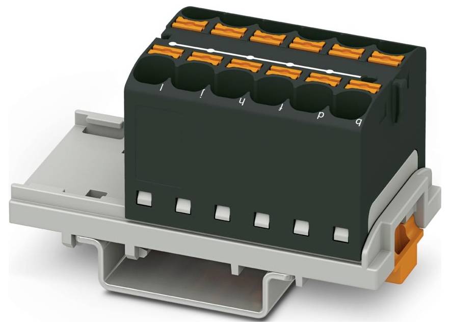 Phoenix Contact 3273562 Verteilerblock Schwarz 8St.