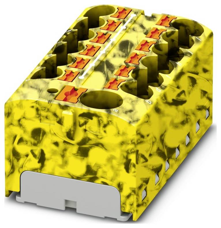 Phoenix Contact 3273898 Verteilerblock Schwarz-Gelb 8St.