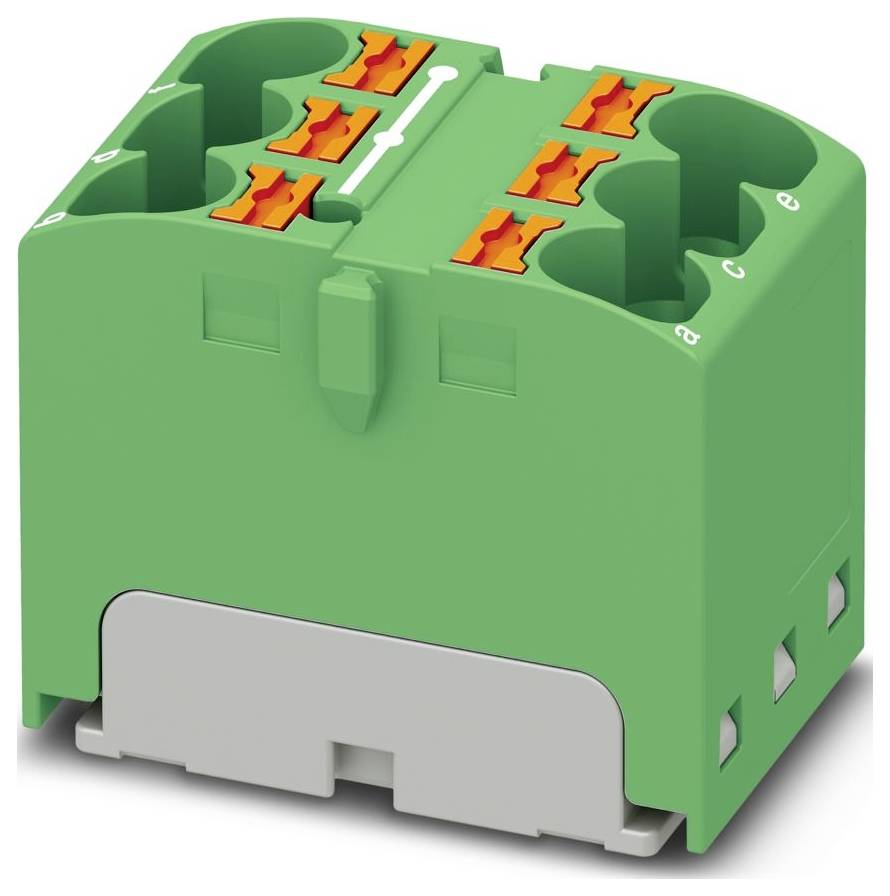 Ein orangefarbener, mehrpoliger Industriesteckverbinder mit sicherem Verriegelungsmechanismus, der zur effizienten Verbindung mehrerer Leitungen verwendet wird.