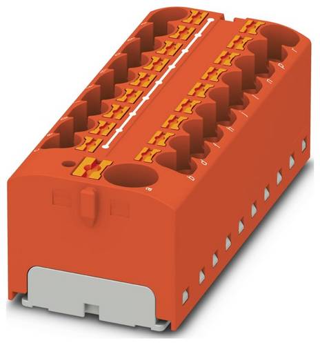 Phoenix Contact Einsteck Verteilerblock 19-polig , 10 AWG, 32A / 450 V, 6mm², Polyamid, IP20, Packung a 8 Stück