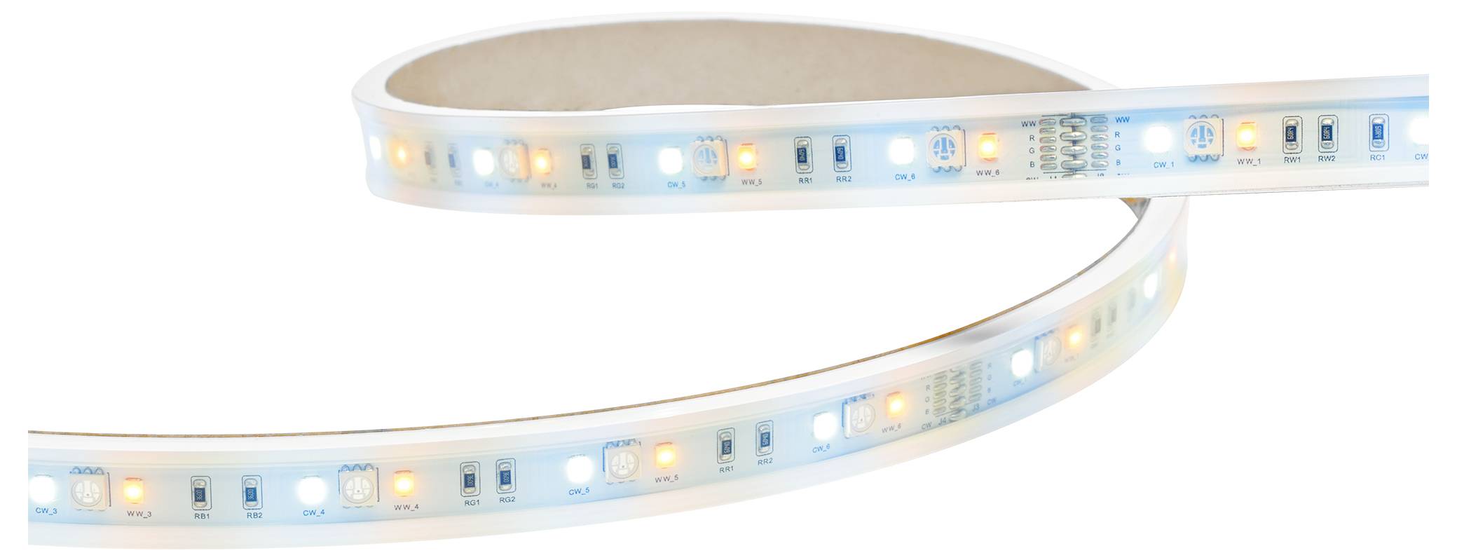 Homematic IP Funk LED Lightstrip Set - 159647A0 159647A0 LED-Streifen-Komplettset mit Stecker/Buchse 24 V/DC 2m Mehrfarbig