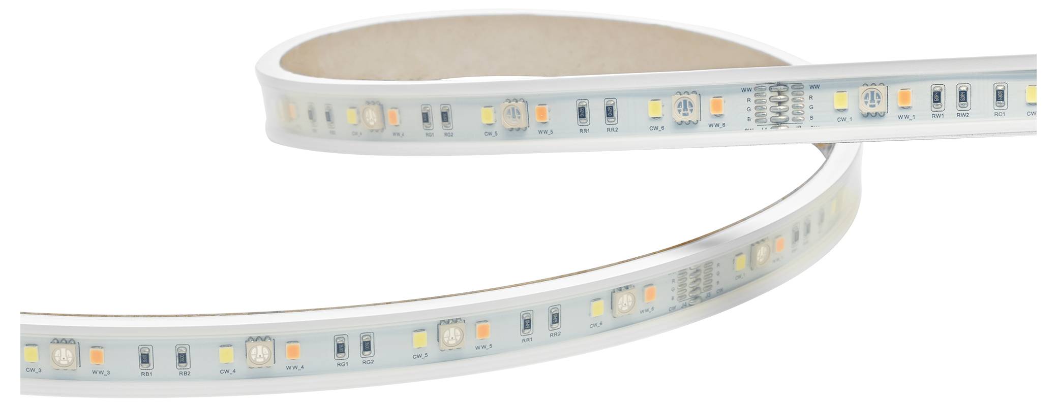 Homematic IP Funk LED Lightstrip Erweiterung, 1m - 160677A0 160677A0 LED-Streifen-Erweiterung 24 V/DC 1115mm Mehrfarbig 1
