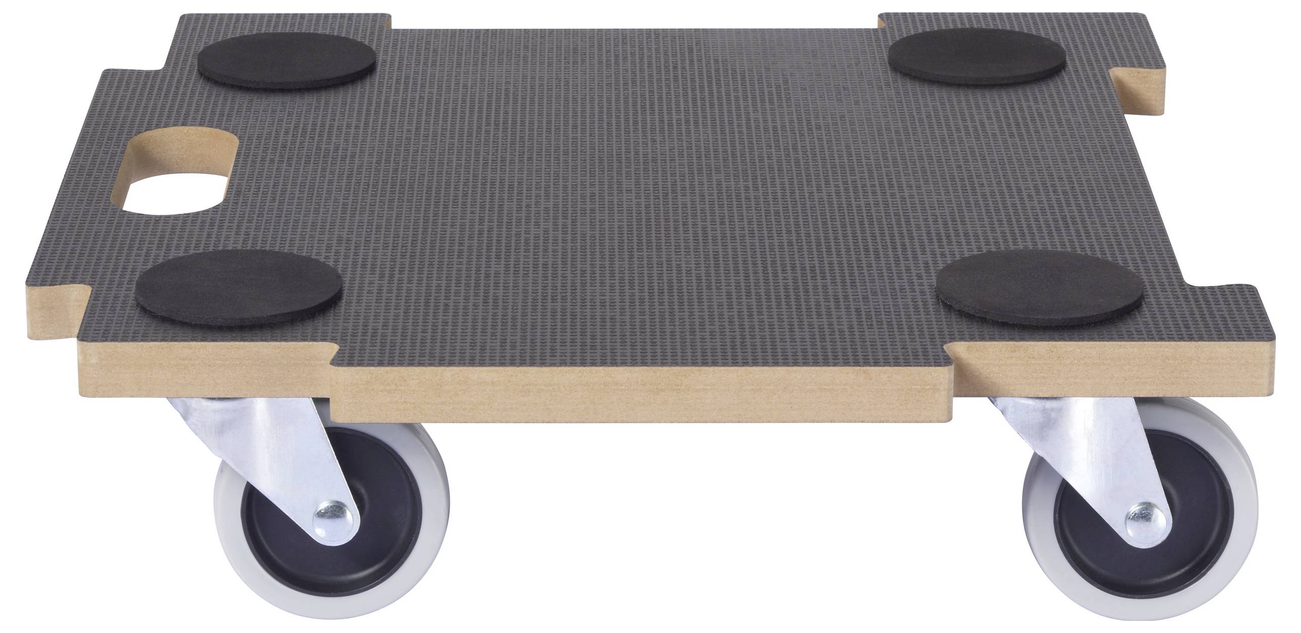 TOOLCRAFT TO-10748217 Rollplatte MDF Traglast (max.): 200kg 390mm x 390mm x 110mm