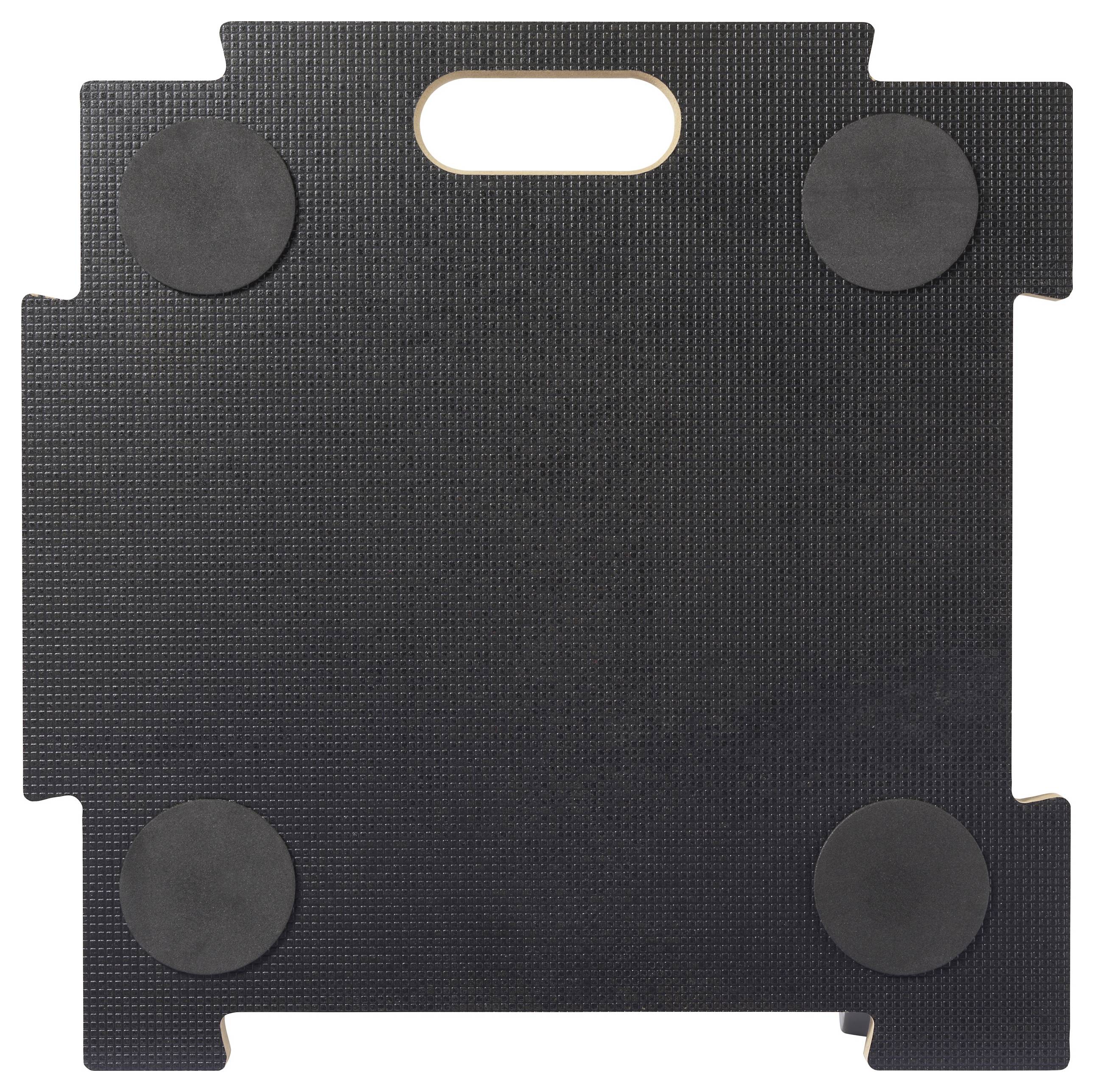 TOOLCRAFT TO-10748217 Rollplatte MDF Traglast (max.): 200kg 390mm x 390mm x 110mm